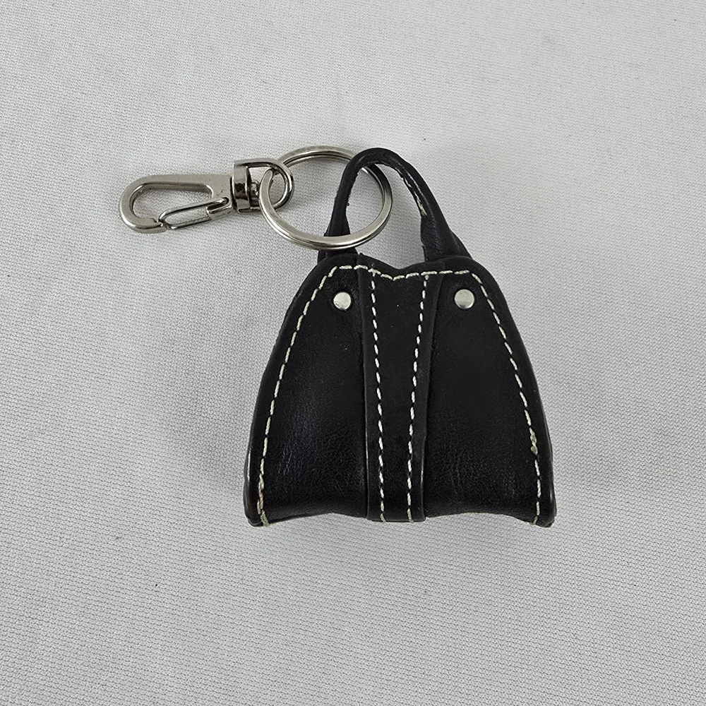 Small Black Keychain Purse
